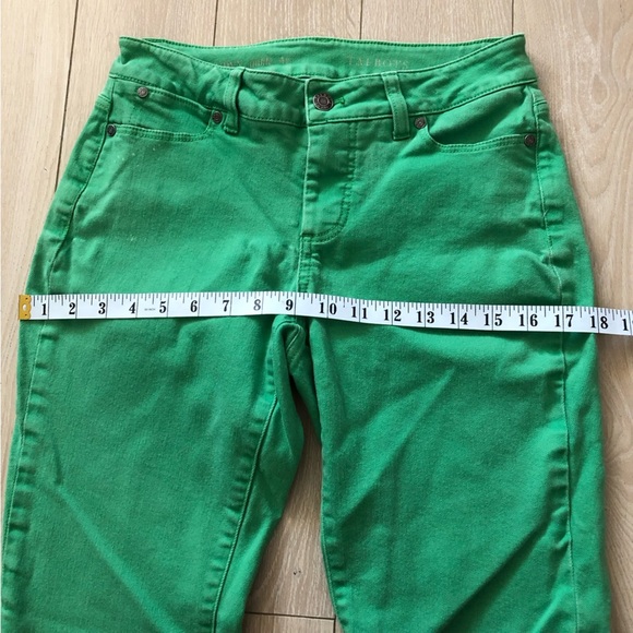 Talbots Curvy Ankle Pants in Green Size 4P - Picture 4 of 11